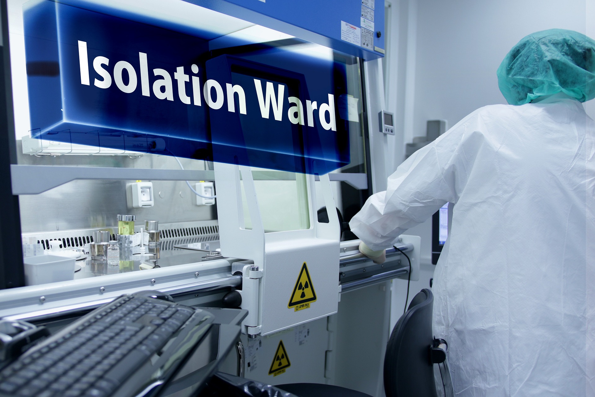 Patient receiving care in a medical facility